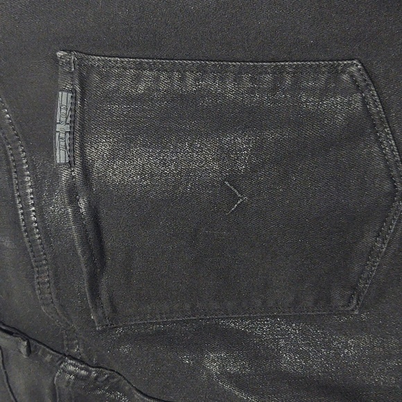 HUDSON Noa Mid-rise Straight Coated Cropped Stretch Jeans Size 31 - Picture 15 of 16